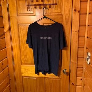 navy blue obey propaganda tee